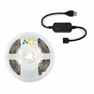 Tuya Wifi - USB LED Strip - LED lysbånd - RGB+CCT - 2 meter - IP65