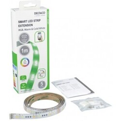 Deltaco-sm Led-strip Forlænger, 1m, Rgb, 2700k-6500k - Lysbånd